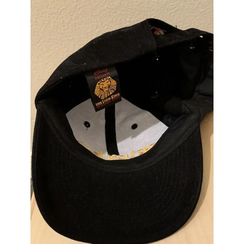 Vintage Disney The Lion King Broadway Musical VIP Adjustable Strapback Cap Hat